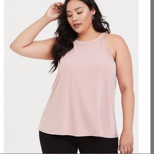 Torrid Dusty Pink Studio Knit Goddess Tank